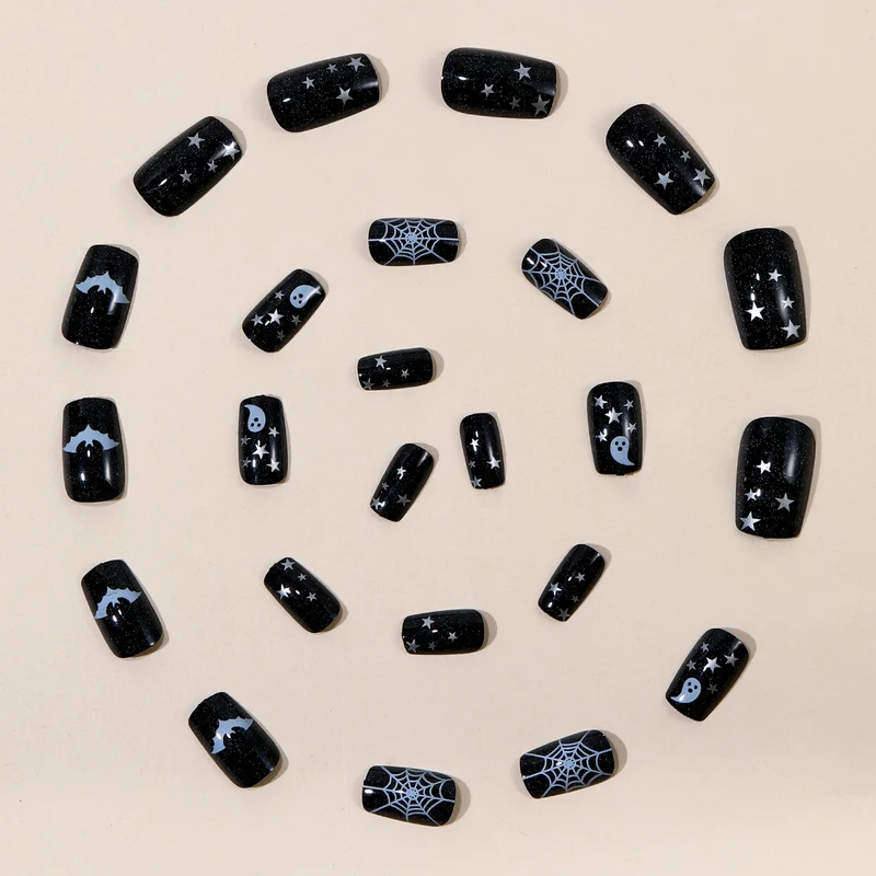Halloween-Themed 3D Fungal Acrylic Nail Art Set Stornfield