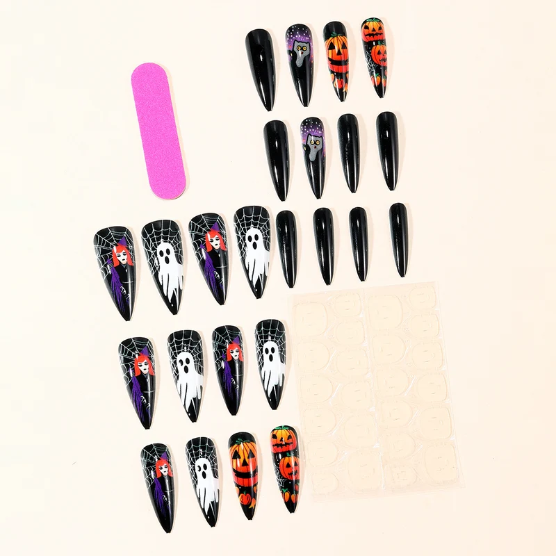 Halloween-Themed 3D Decorative Nail Art Extensions Stornfield