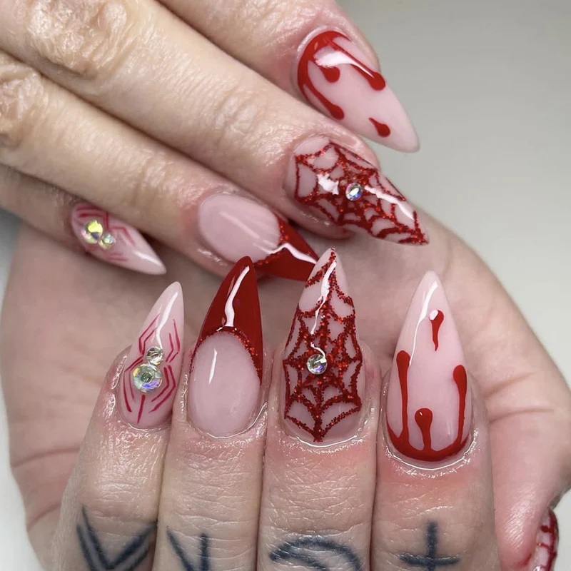 Halloween Themed 3D Decorative Nail Art Extensions Stornfield