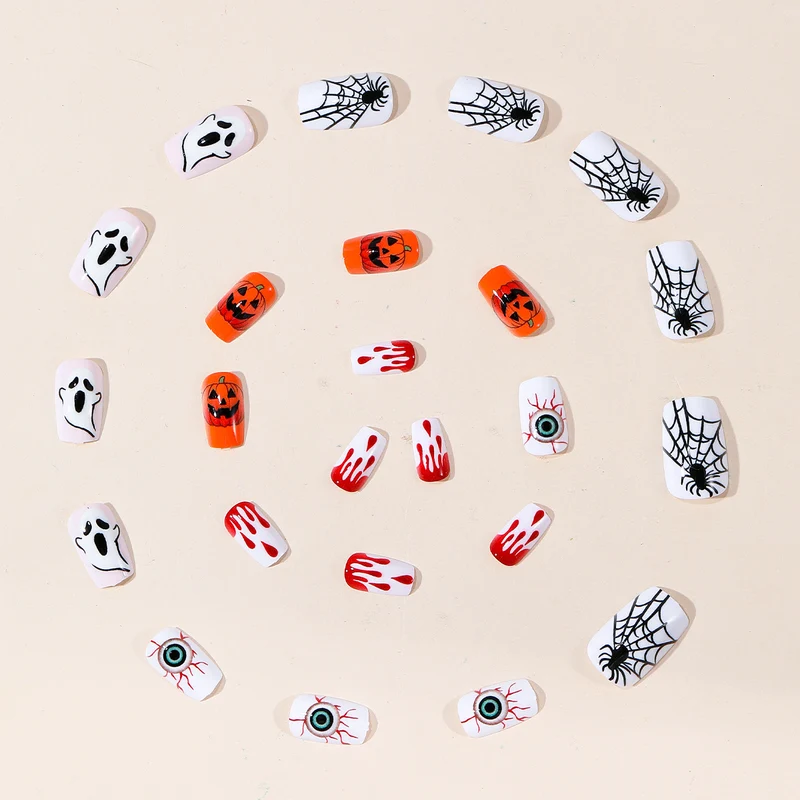 Halloween-Themed 3D Acrylic Nail Art Set Stornfield