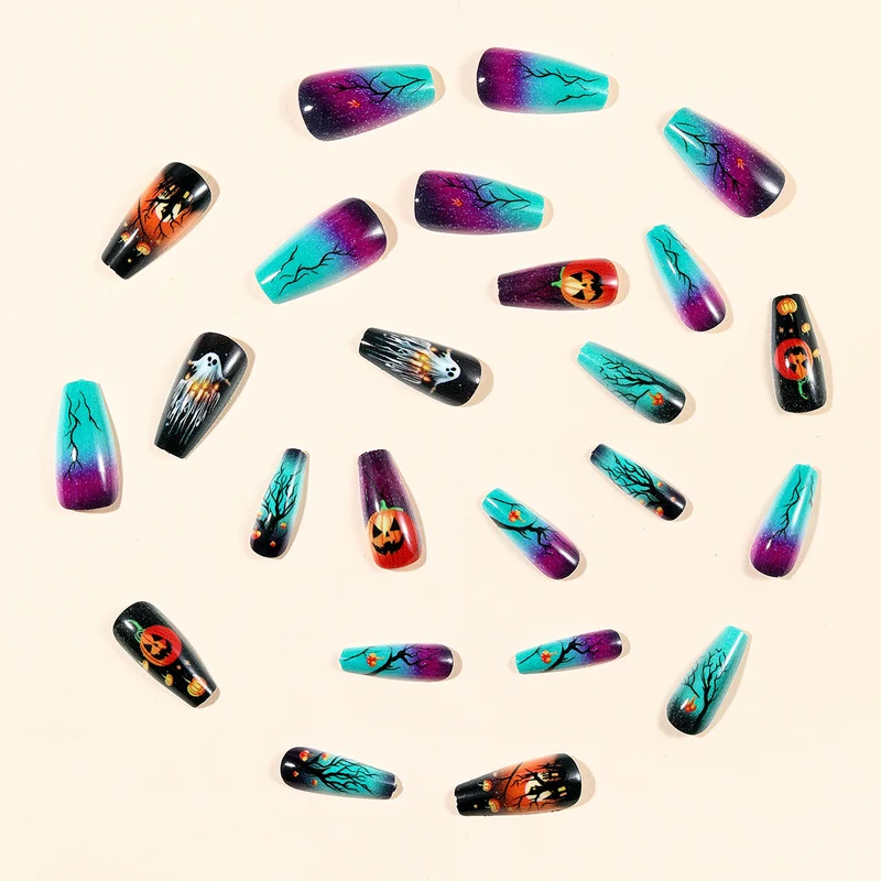 Halloween-Themed 3D Acrylic Nail Art Set Stornfield 1789713451