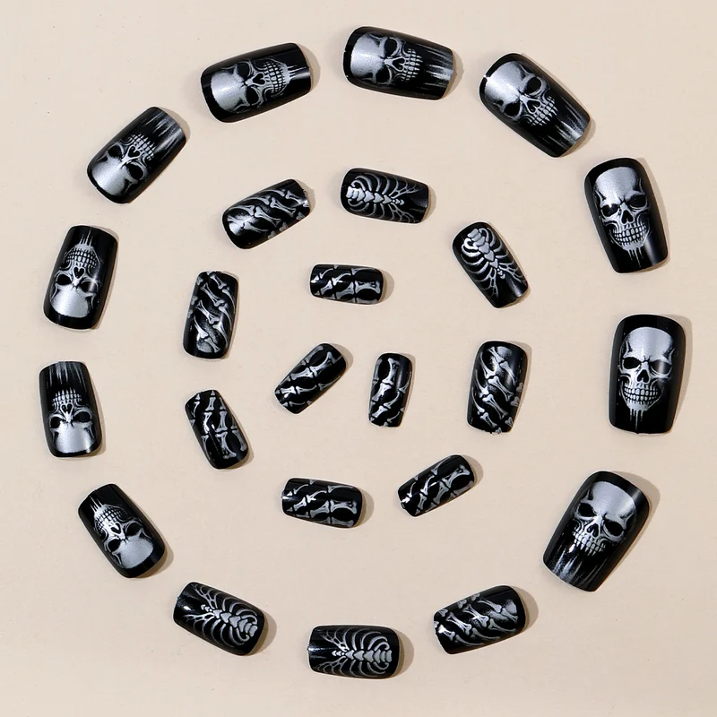 Gothic Skeleton Nail Art Set Stornfield
