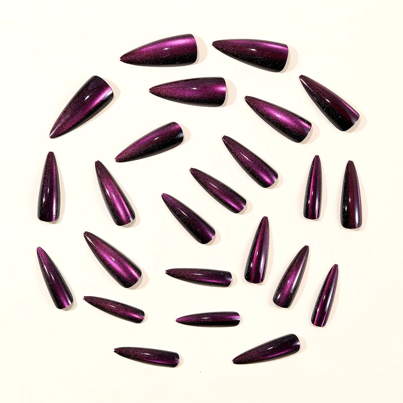 Glossy Stiletto Nail Extensions Stornfield