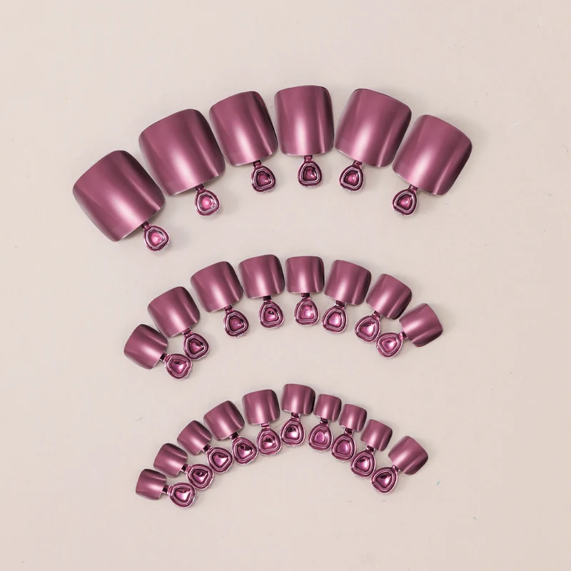 Glossy Gel Toe Nail Art Extensions Stornfield