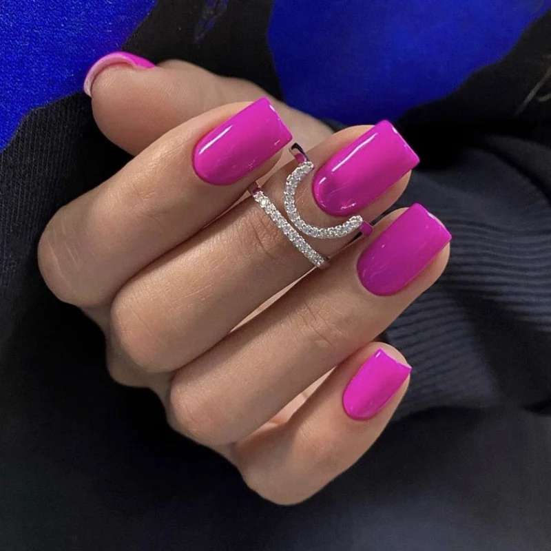 Glossy Gel Nail Art Extensions Stornfield