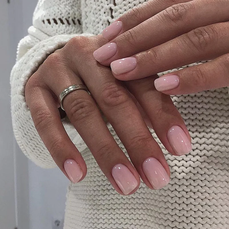 Glossy Gel Nail Art Extensions Stornfield