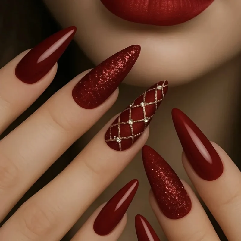Glamorous Stiletto Nail Art Set Stornfield