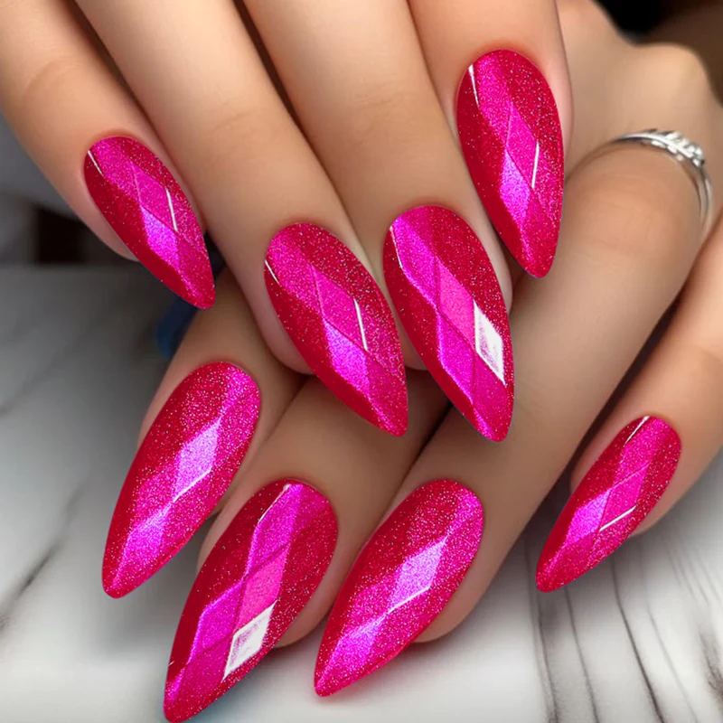 Glamorous Stiletto Nail Art Extensions Stornfield