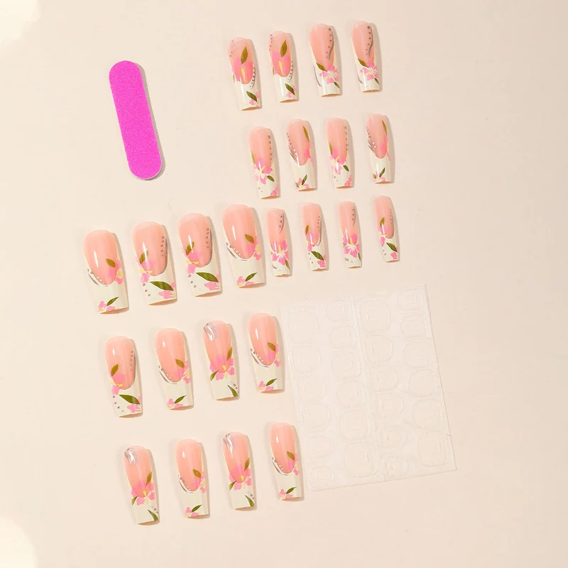 Floral Effect Nail Art Extensions Stornfield