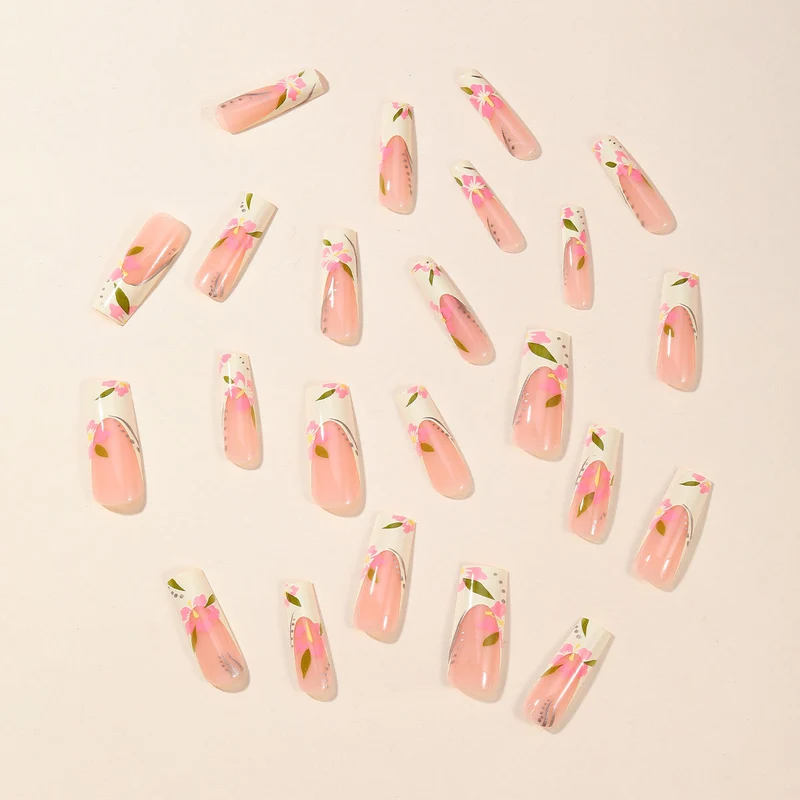 Floral Effect Nail Art Extensions Stornfield
