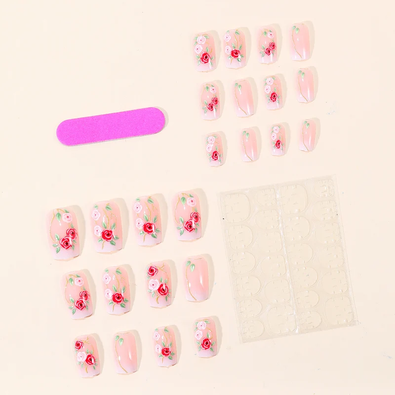 Floral Art Nail Design Stornfield