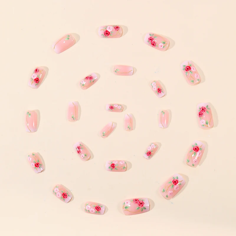 Floral Art Nail Design Stornfield