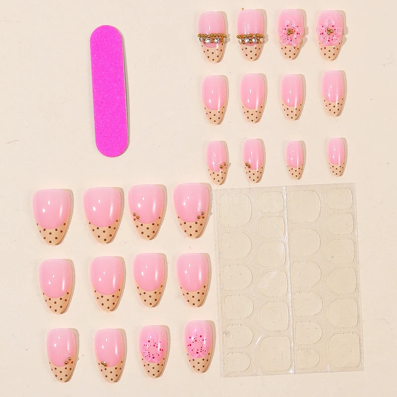 Floral Accent Gel Nail Art Stornfield