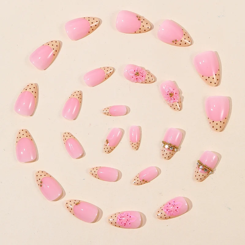 Floral Accent Gel Nail Art Stornfield