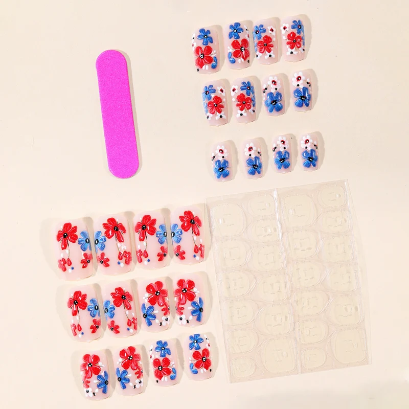 Floral 3D Nail Art Set Stornfield