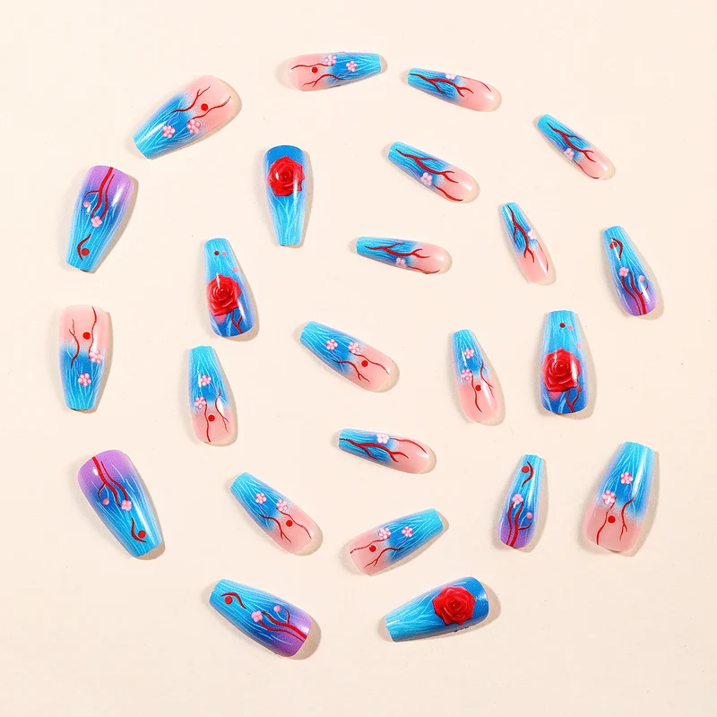 Floral 3D Nail Art Extensions Stornfield