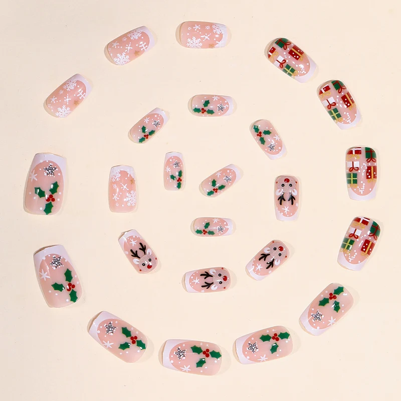 Festive Themed 3D Holiday Nail Art Set Stornfield