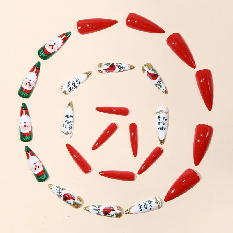 Festive 3D Nail Art Set Stornfield