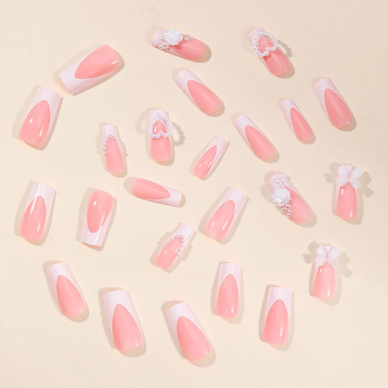 Exquisite 3D Floral and Gem-Embellished Nail Art Extensions Stornfield