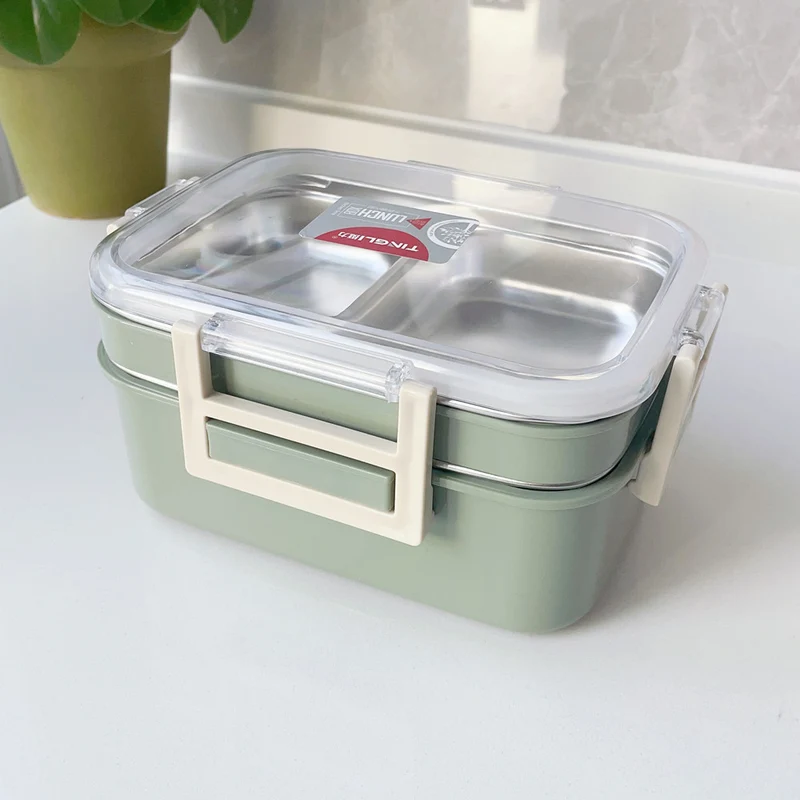 Multi-Divisional Stainless Steel Lunch Container