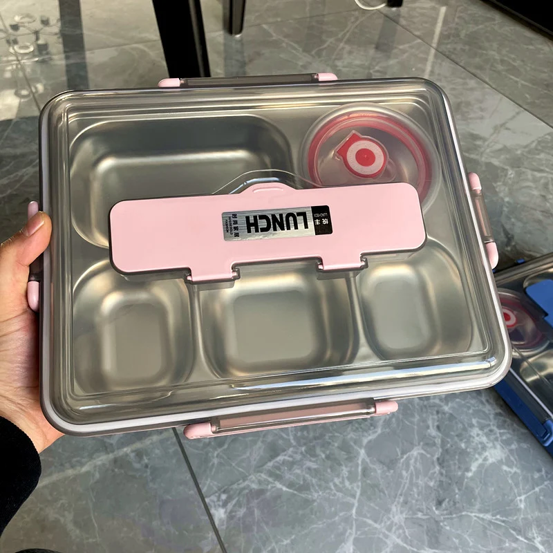 Multi-Compartment Stainless Steel Lunch Box