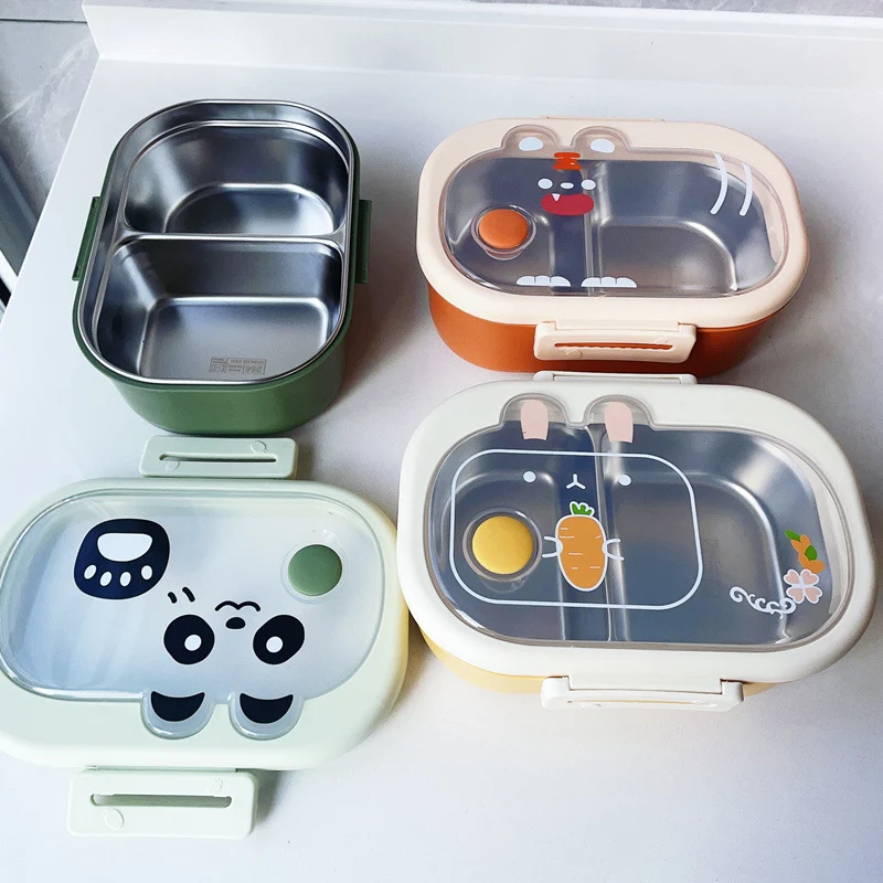 Fun-Themed Multi-Compartment Bento Lunch Box