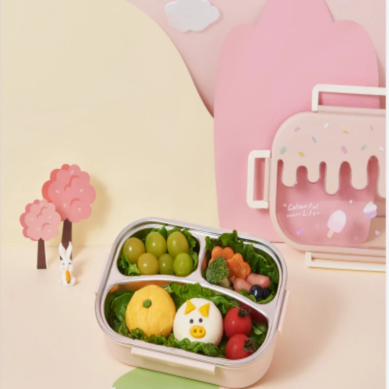 Fun-Themed Compartment Lunch Box