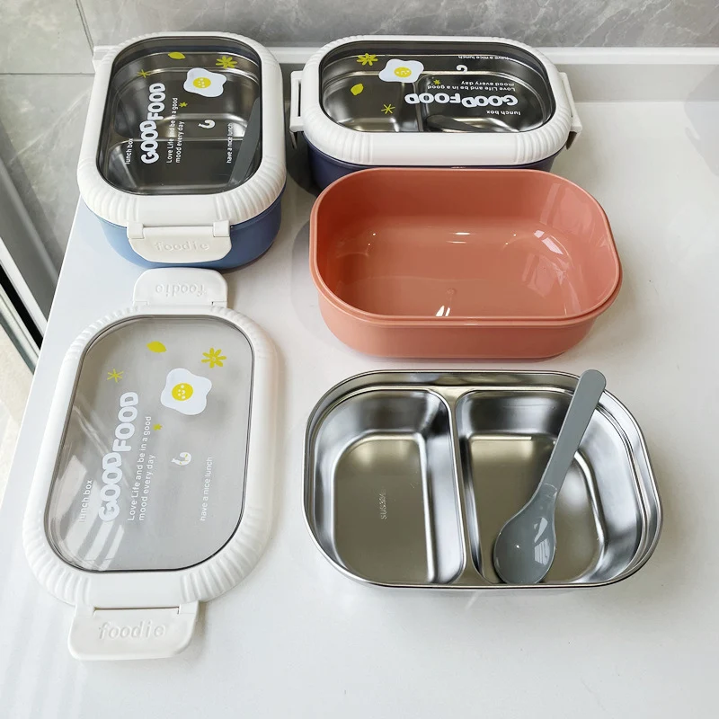 Dual-Section Leak-Proof Lunch Box