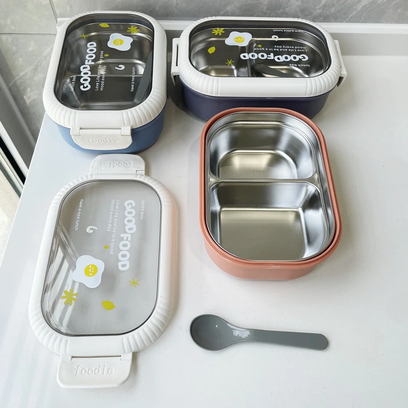 Dual-Section Leak-Proof Lunch Box