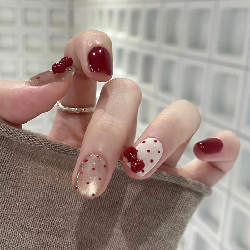 Premium Glittery Press-On Nail Set Karnz