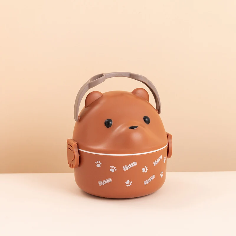 Cartoon Animal-Themed Lunch Container