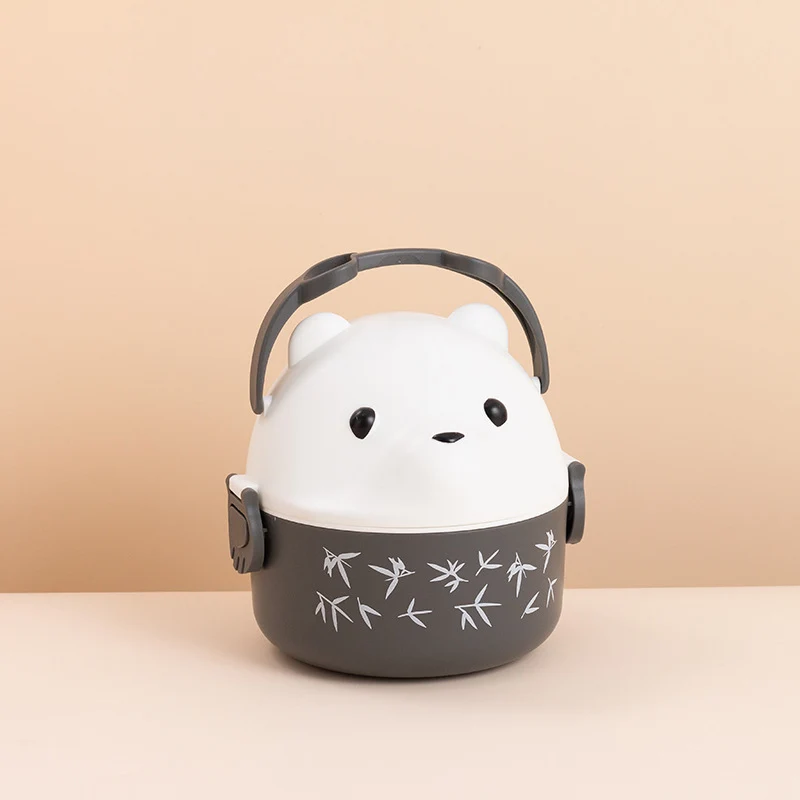 Cartoon Animal-Themed Lunch Container