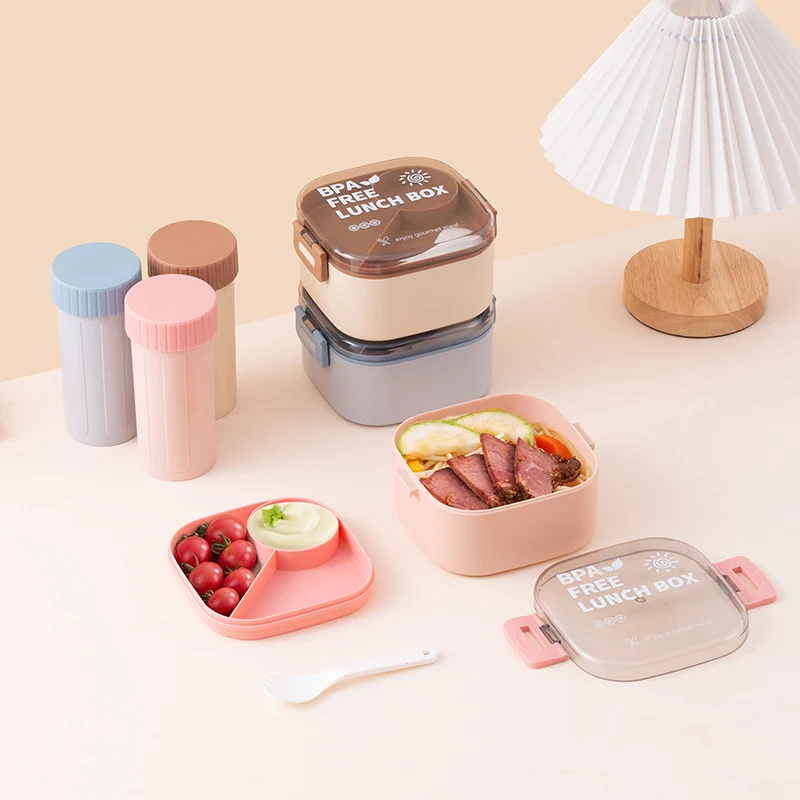 BPA-Free Multi-Compartment Lunch Box