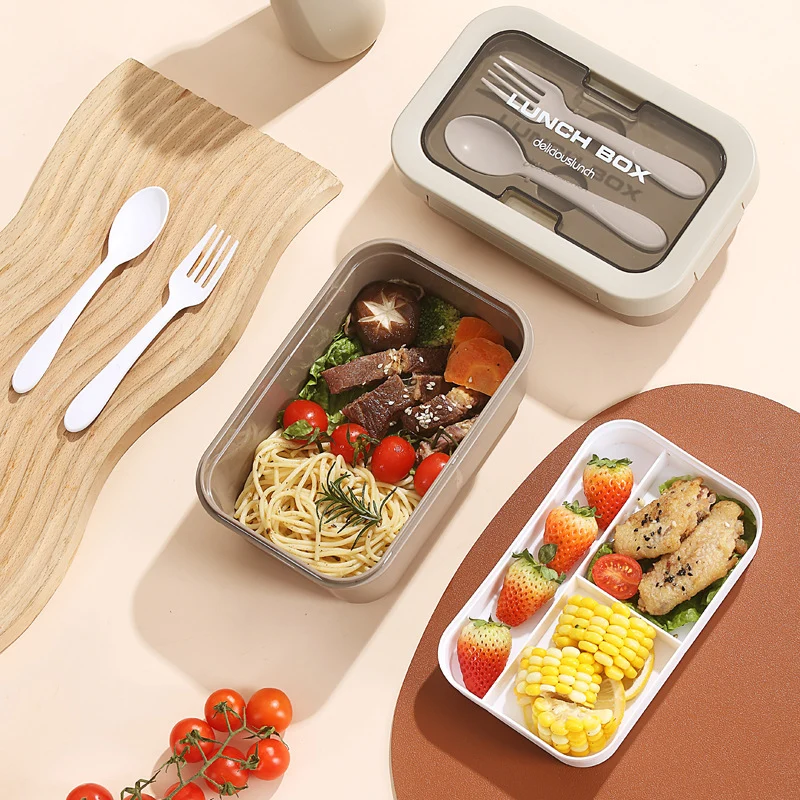 Dual-Compartment Stainless Steel Lunch Box