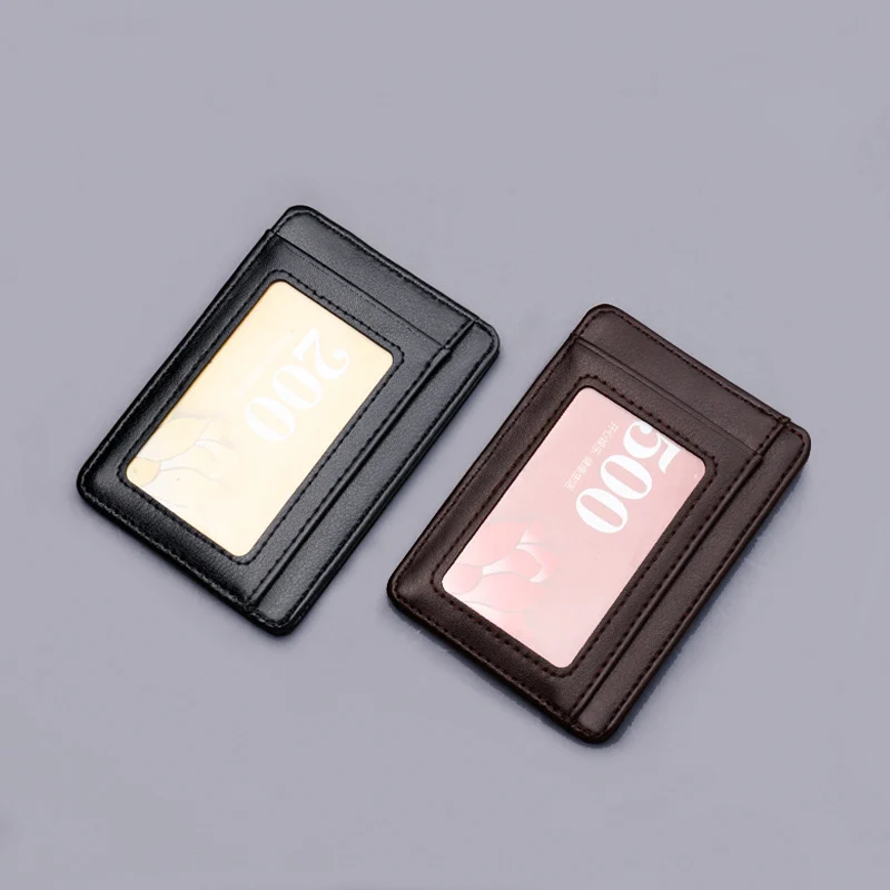Transparent Window Card Holder