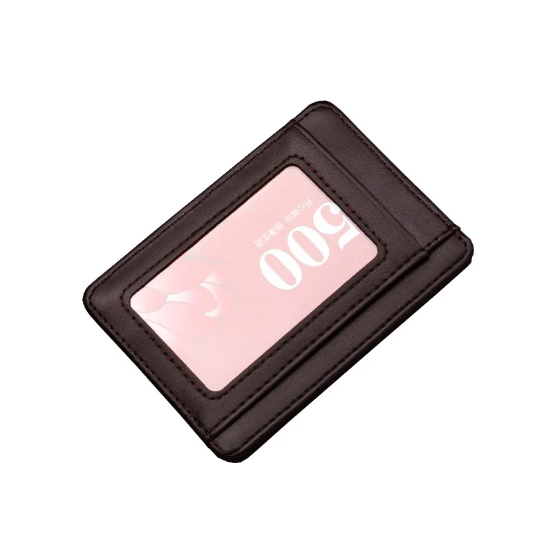 Transparent Window Card Holder
