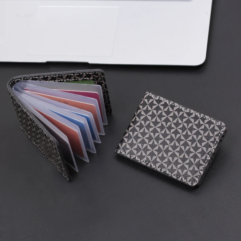 Stylish Geometric Pattern Card Holder