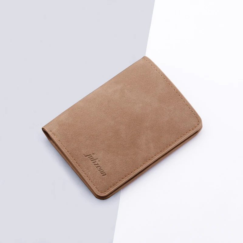 Sleek Minimalist Leather Card Holder