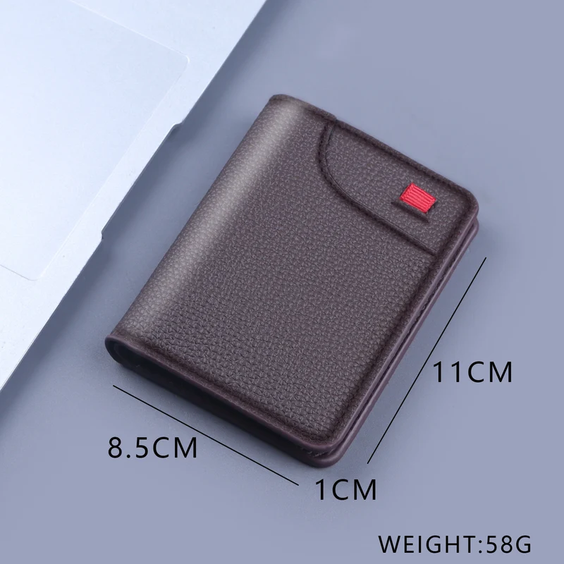 RFID-Blocking Leather Card Case