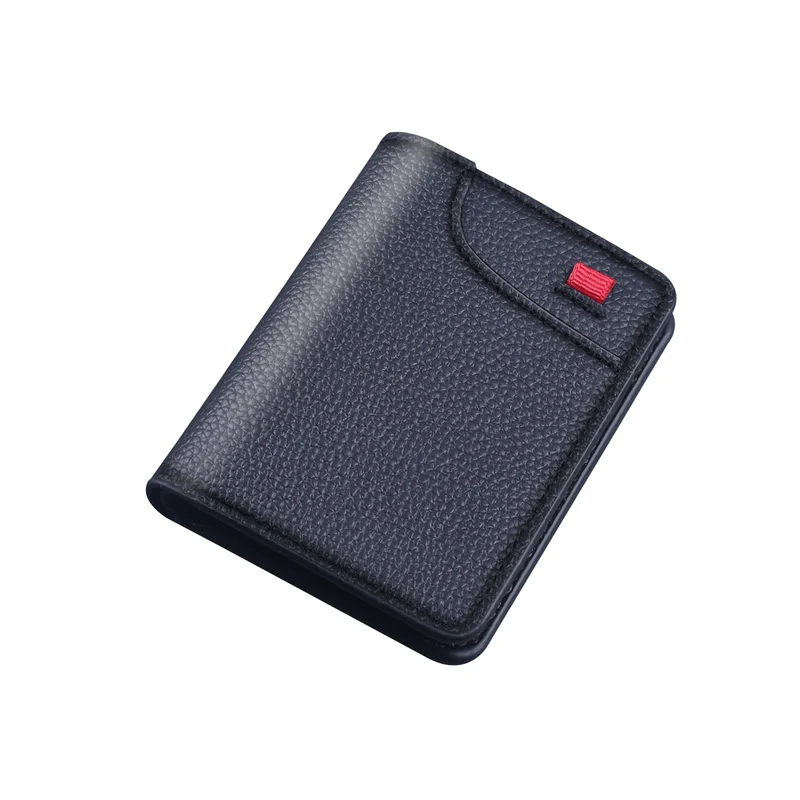 RFID-Blocking Leather Card Case