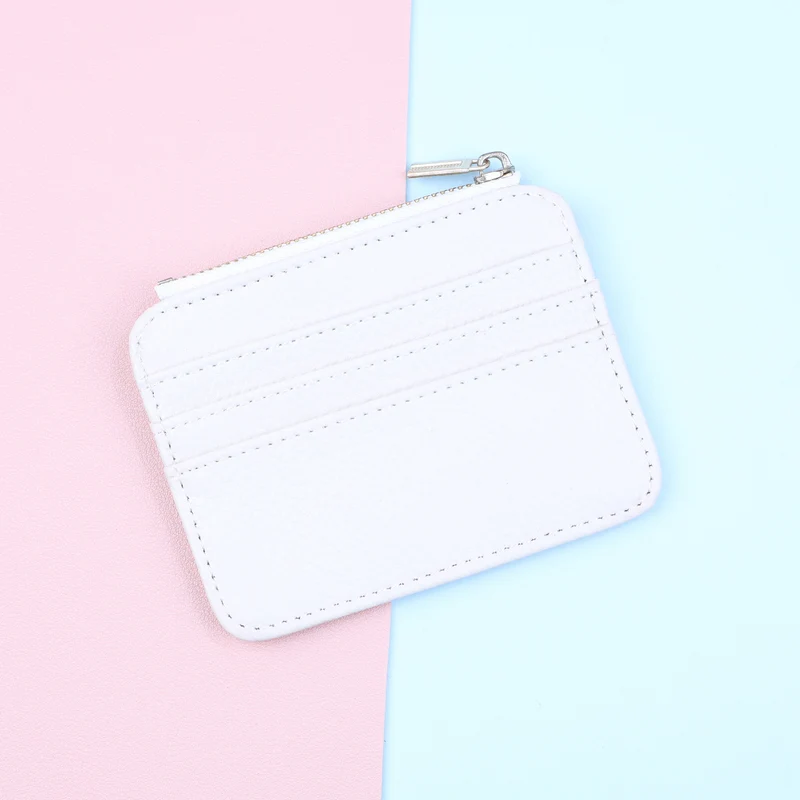 Leather Zippered Card Holder