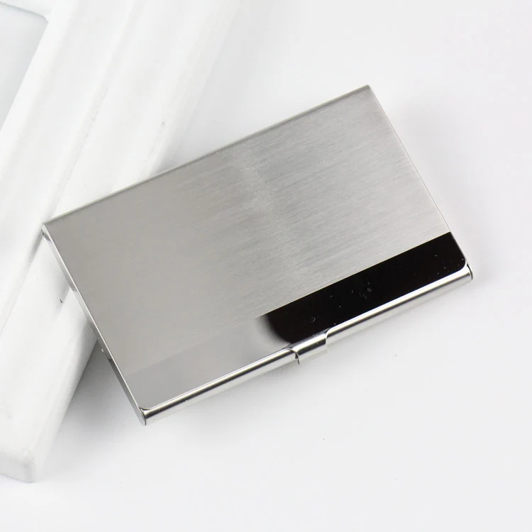 Stylish Stainless Steel Business Card Holder