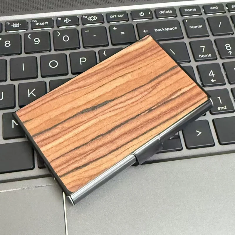 Wooden Credit Card Holder