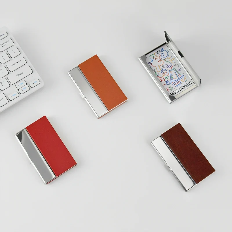 Premium Textured Business Card Case