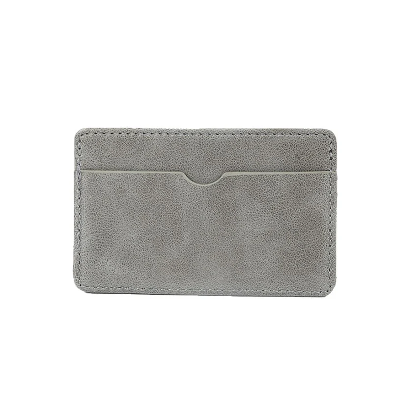 Sleek Minimalist Leather Card Case