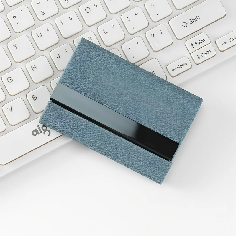 Premium Fabric Business Card Holder