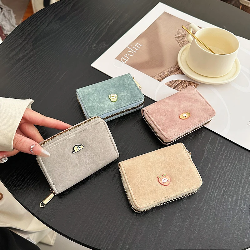 Playful Animal-Themed Zippered Wallet