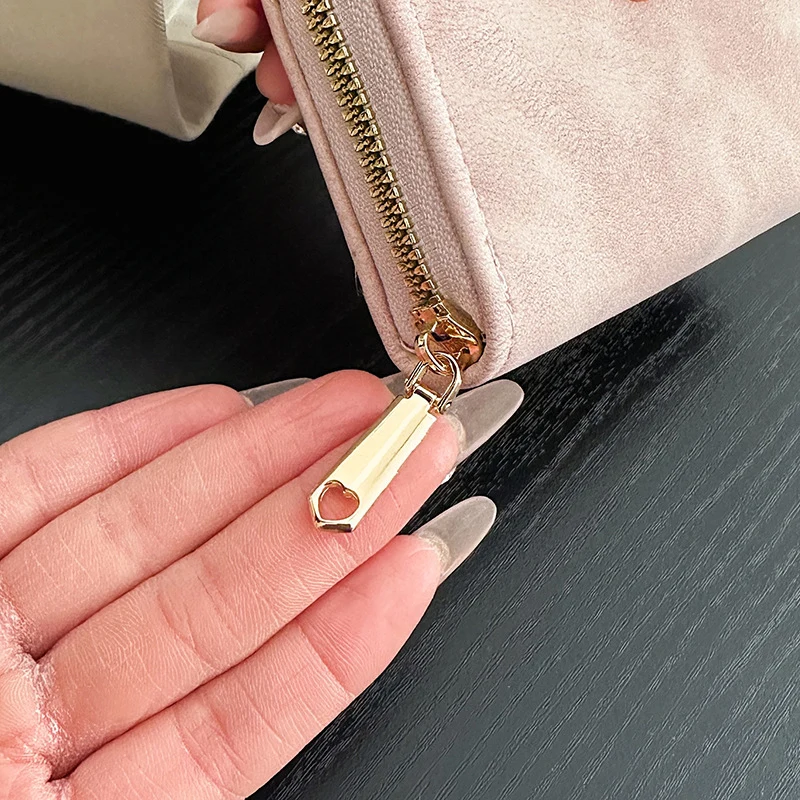 Playful Animal-Themed Zippered Wallet