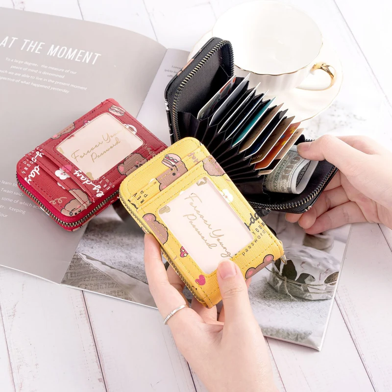 Cute Cartoon Print Card Holder