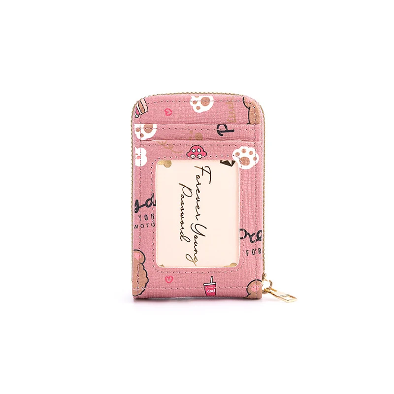 Compact RFID-Blocking Zippered Cardholder